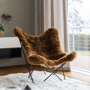 Butterfly Chair MARIPOSA Überzug aus Alpaka