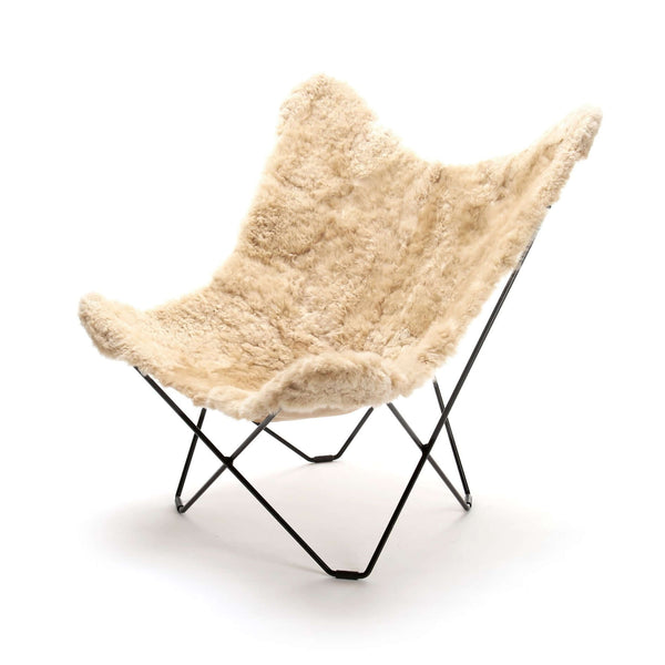 Butterfly Chair MARIPOSA Überzug aus Alpaka