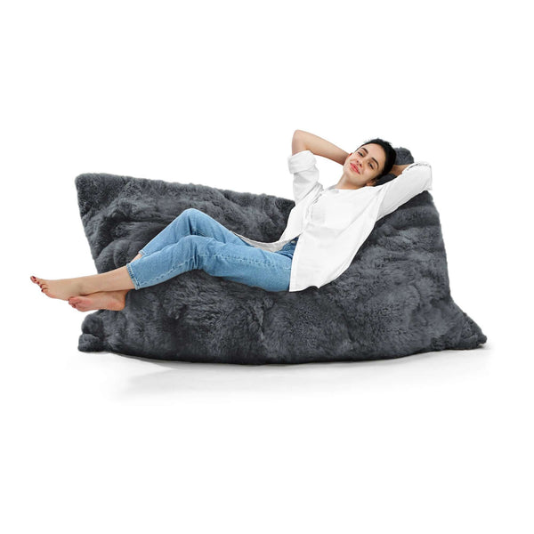Lounger REY Luxus Sitzkissen, Sitzsack aus Alpaka