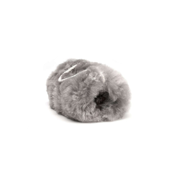 Handmuff MANU in neutralem Ton und Stoffband