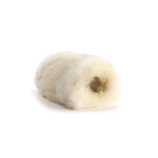 Handmuff MANU in neutralem Ton und Stoffband