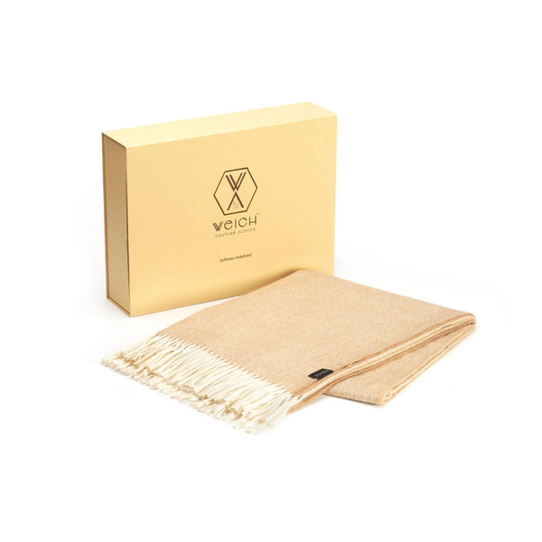 Plaid CIELO aus Alpakawolle mit edler Geschenkverpackung