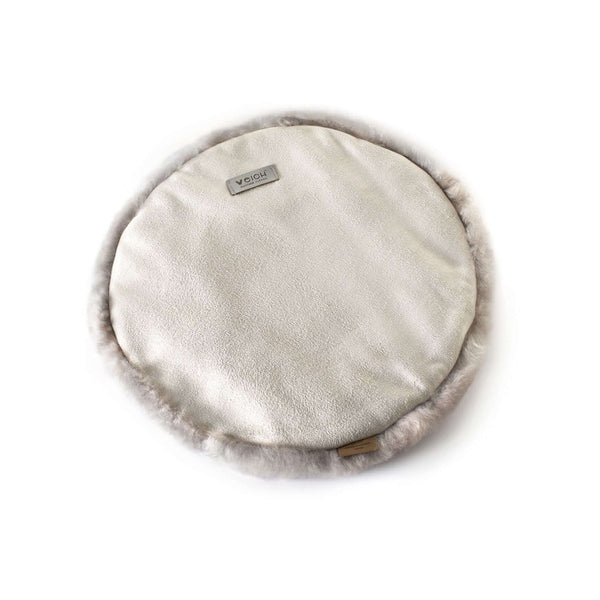 Rundes Sitzkissen ASIENTO aus Alpaka