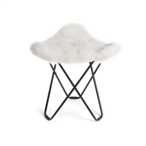 Butterfly Ottoman MARIPOSA Überzug aus Alpaka