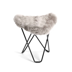 Butterfly Ottoman MARIPOSA Überzug aus Alpaka