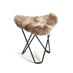 Butterfly Ottoman MARIPOSA Überzug aus Alpaka