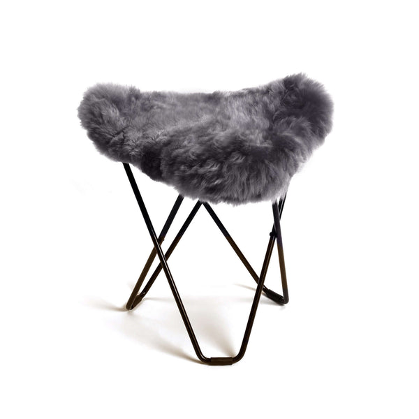 Butterfly Ottoman MARIPOSA Überzug aus Alpaka