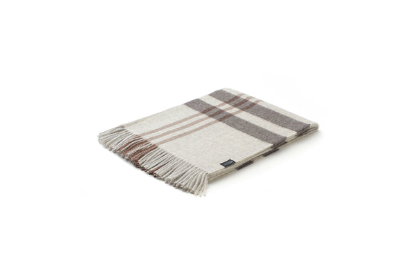 Plaid CARA aus Alpakawolle kariert
