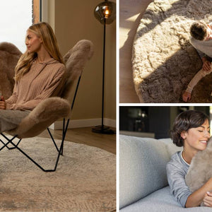Große Weihnachtslotterie bei WEICH Couture Alpaca - Gewinnen Sie einen Butterfly Chair MARIPOSA