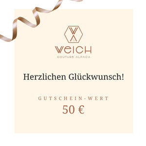 WEICH Geschenkgutschein