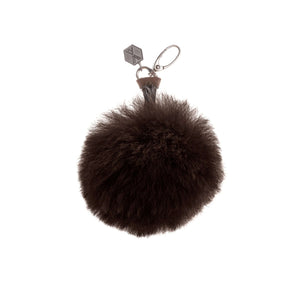 Einmaliges Accessoire, Pompom CLAVE aus Alpaka. Anhänger für eine Tasche oder auch als Schlüsselanhänger geeignet.
