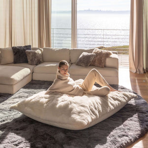 Lounger REY Luxus Sitzkissen, Sitzsack aus Alpaka