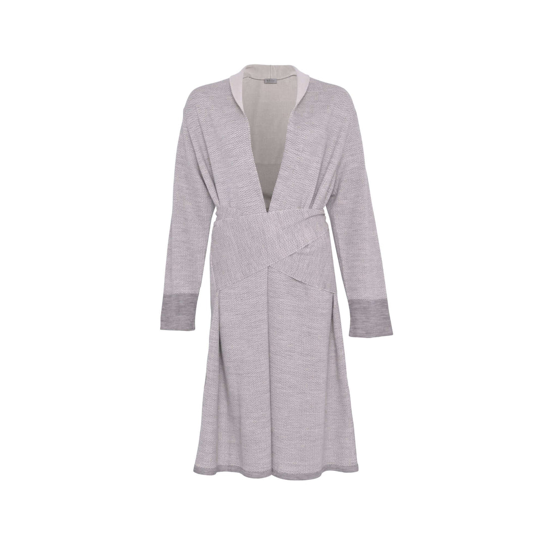ALBA Dressing Gown: alpaca and silk for pure elegance – WEICH Couture Alpaca