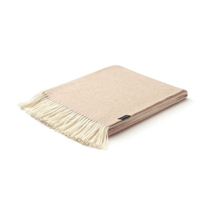 Plaid CIELO aus Alpakawolle im Naturton