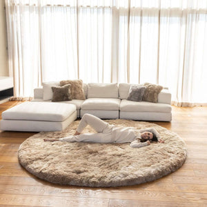 Einzigartiger Alpaka Teppich Unikat. Designhighlight mit Trittschalldämmung.