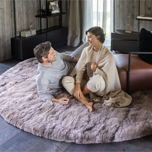 Einzigartiger Alpaka Teppich Unikat. Designhighlight mit Trittschalldämmung.