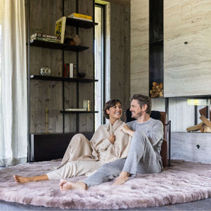 Einzigartiger Alpaka Teppich Unikat. Designhighlight mit Trittschalldämmung.