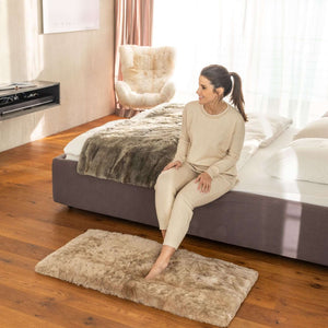 Einzigartiger Alpaka Teppich Unikat. Designhighlight mit Trittschalldämmung.