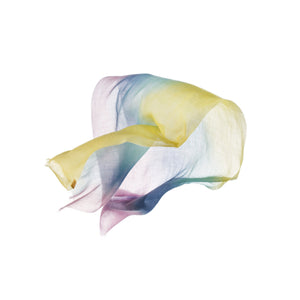 Seidenstola IRIS in Regenbogenfarben aus Ultrafine Alpaka und Kaschmir