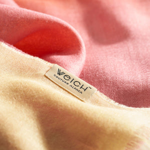 Seidenstola IRIS in Regenbogenfarben aus Ultrafine Alpaka und Kaschmir