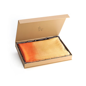 Seidenstola IRIS in Regenbogenfarben aus Ultrafine Alpaka und Kaschmir