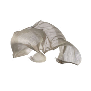 Seidenstola TIERRA in neutralem Ton aus Ultrafine Alpaka und Kaschmir 