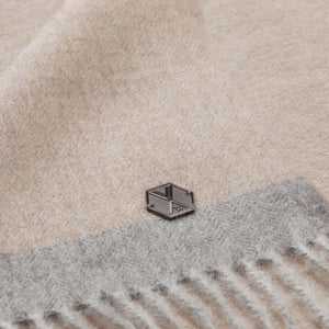 Plaid MERIMA aus Alpakawolle mit Verlauf