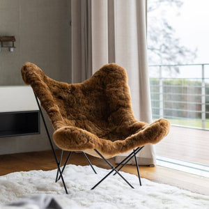 Butterfly Chair MARIPOSA Überzug aus Alpaka
