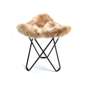 Butterfly Ottoman MARIPOSA Überzug aus Alpaka