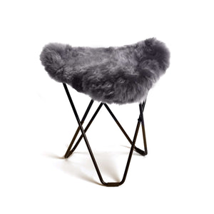 Butterfly Ottoman MARIPOSA Überzug aus Alpaka