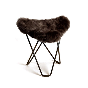 Butterfly Ottoman MARIPOSA Überzug aus Alpaka