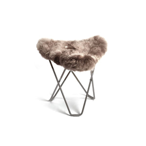 Ottoman MARIPOSA chrome