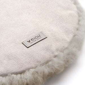 Rundes Sitzkissen ASIENTO hinteres Logo