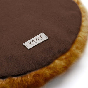 Rundes Sitzkissen ASIENTO hinteres Logo