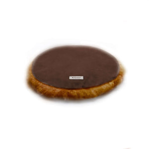 Rundes Sitzkissen ASIENTO aus Alpaka 