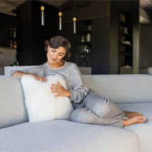 Luxus Zierkissen Kissen Couchkissen NUBE aus Alpaka zur Deko