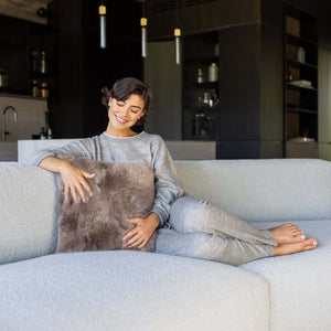 Luxus Zierkissen Kissen Couchkissen NUBE aus Alpaka zur Deko