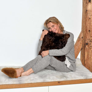 Luxus Kissen, Zierkissen, Deko Kissen MIA aus Alpaka. Für Couch oder Schlafzimmer.