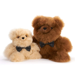 Stofftier Teddy PELU Kuscheltier aus Alpaka für Kinder und Erwachsene