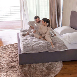 Einzigartiger Luxuriöser Überwurf aus Alpaka. King SIze, Queen Size und Stripe. Highlight fürs Schlafzimmer Bett.