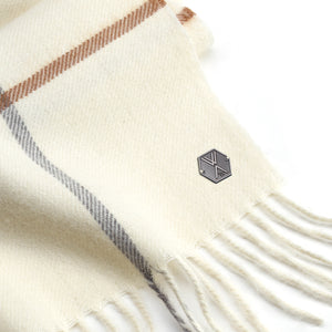 Schal CARA aus Alpakawolle kariert