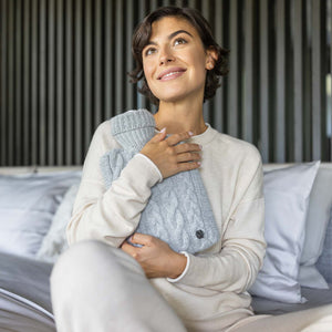 Wärmflasche LANO aus ALpakawolle; Regular (1.8 Liter) , Junior (0.6 Liter)